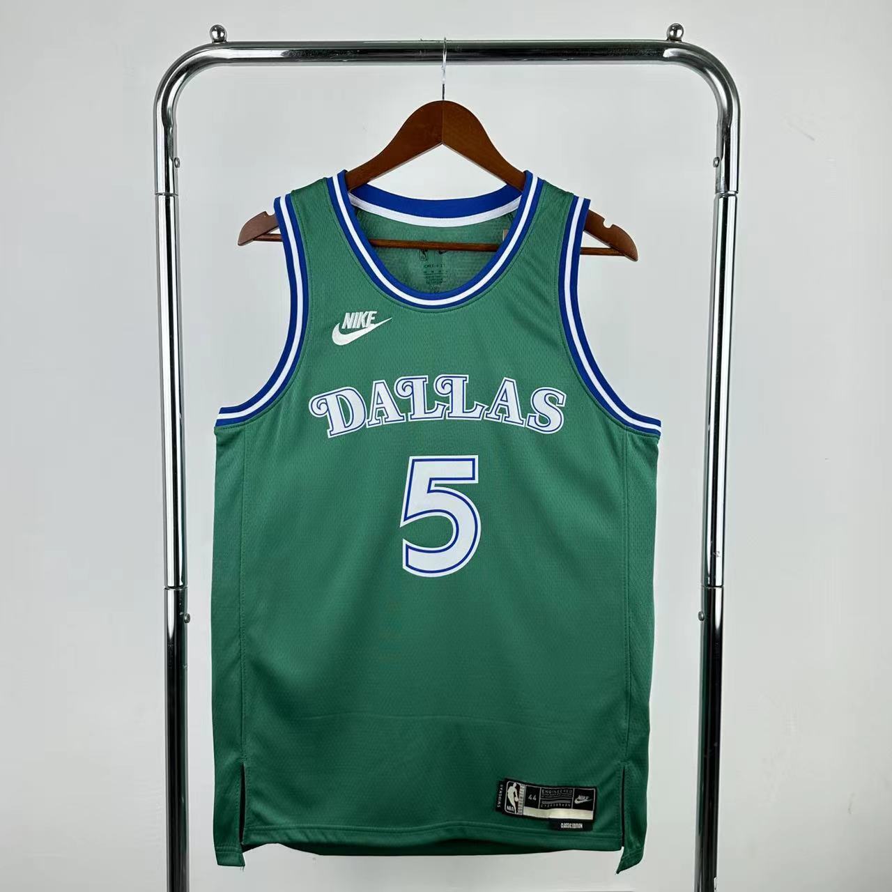 26th Dallas Mavericks Retro Green 5 # Russell NBA Jersey S-XXL