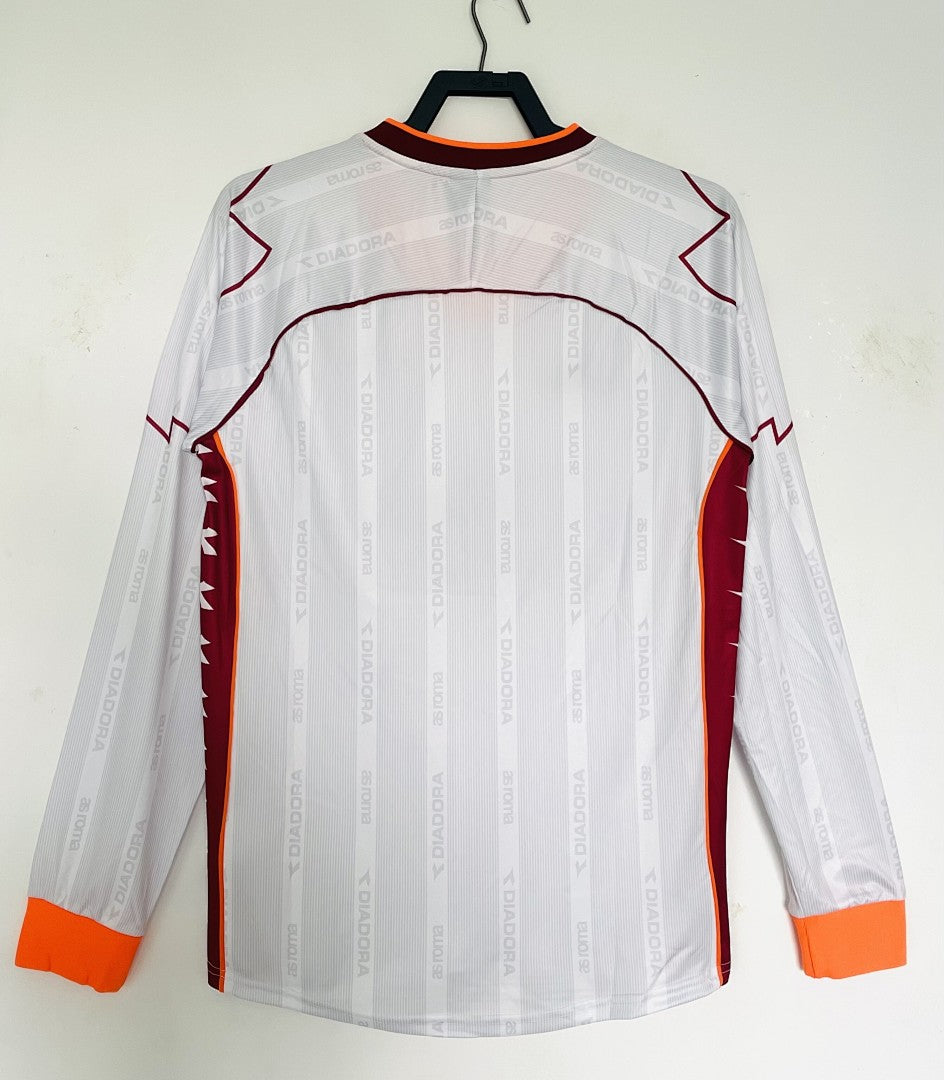 Retro 1999/00 Roma away long sleeved Yupoo Soccer Jerseys S-XXL5