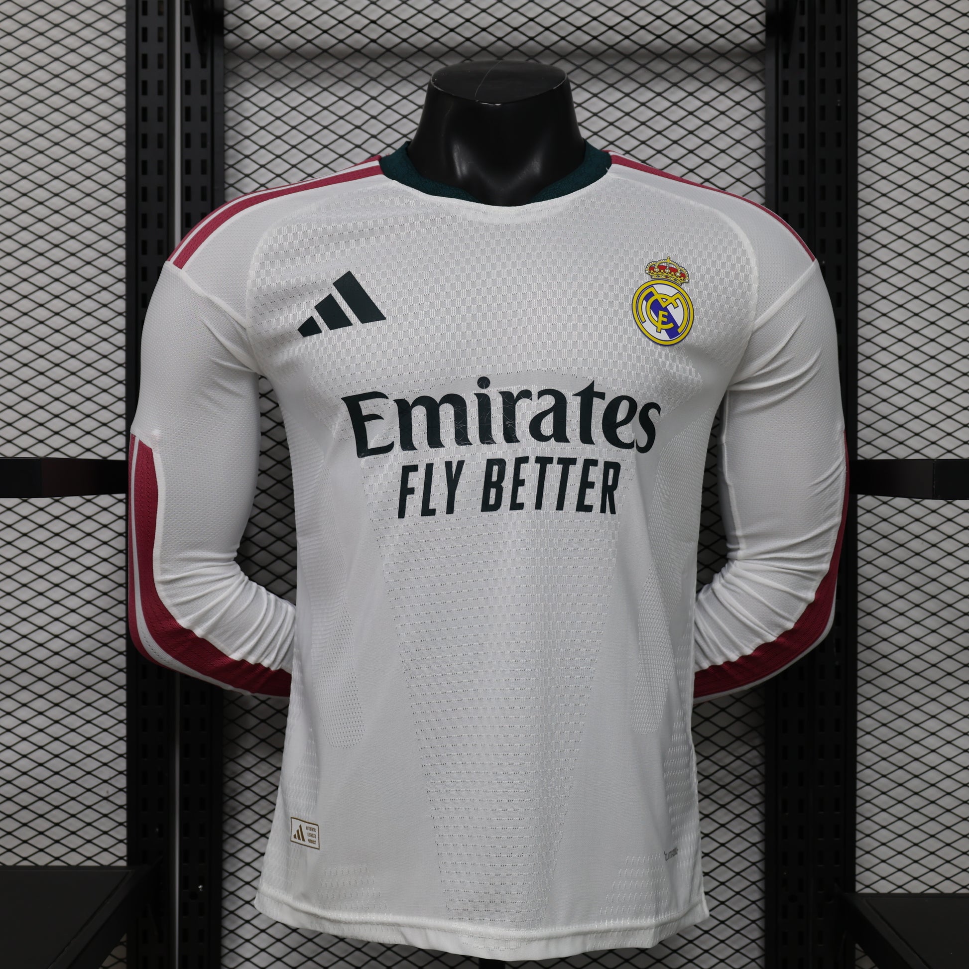 2026/27 Real Madrid home long sleeved Player Version Football jersey S-3XL