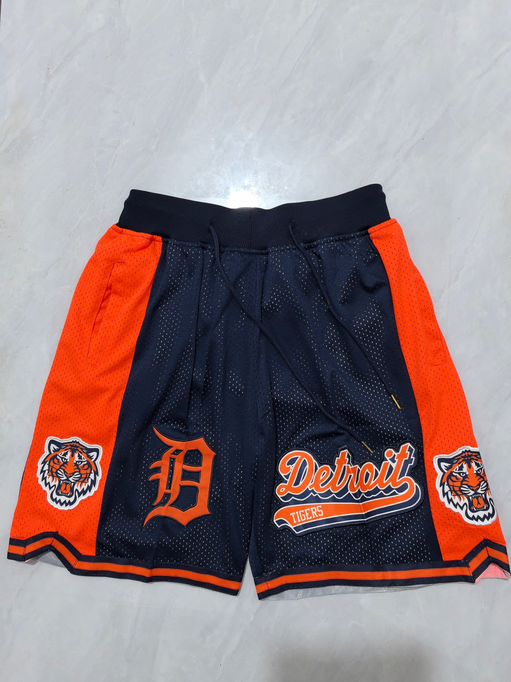 Tigers Deep Blue Pocket MLB Shorts S-XXL