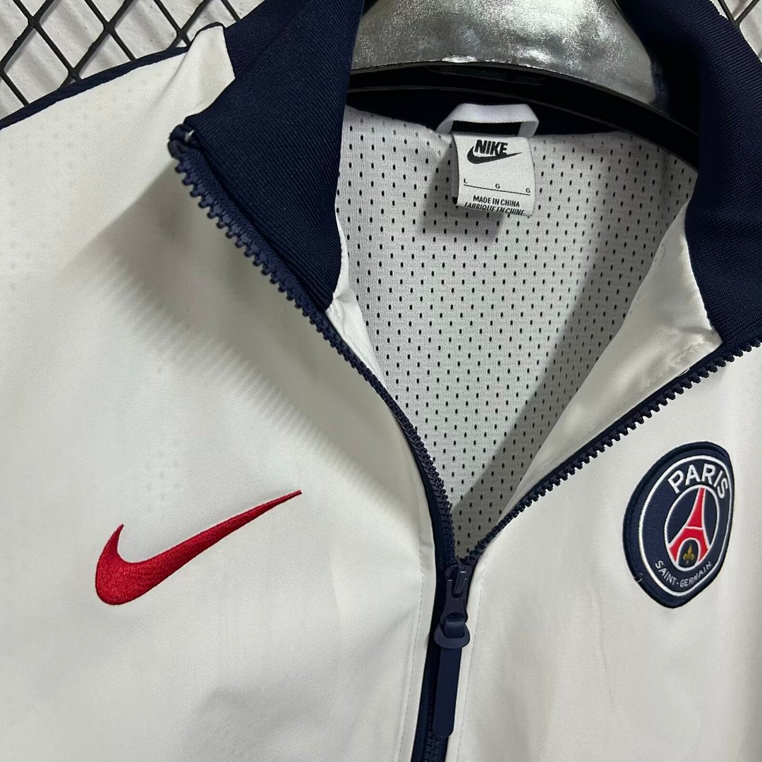 /26 PSG White Windbreaker S-3XL3