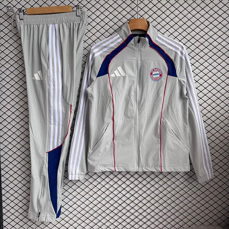 /26 Bayern Grey Windbreaker Set S-XXL3
