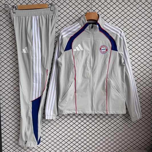 /26 Bayern Grey Windbreaker Set S-XXL3