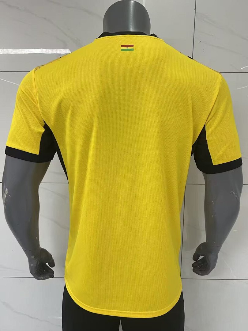 /27 Ghana Yellow Special Edition football jersey S-XXL4