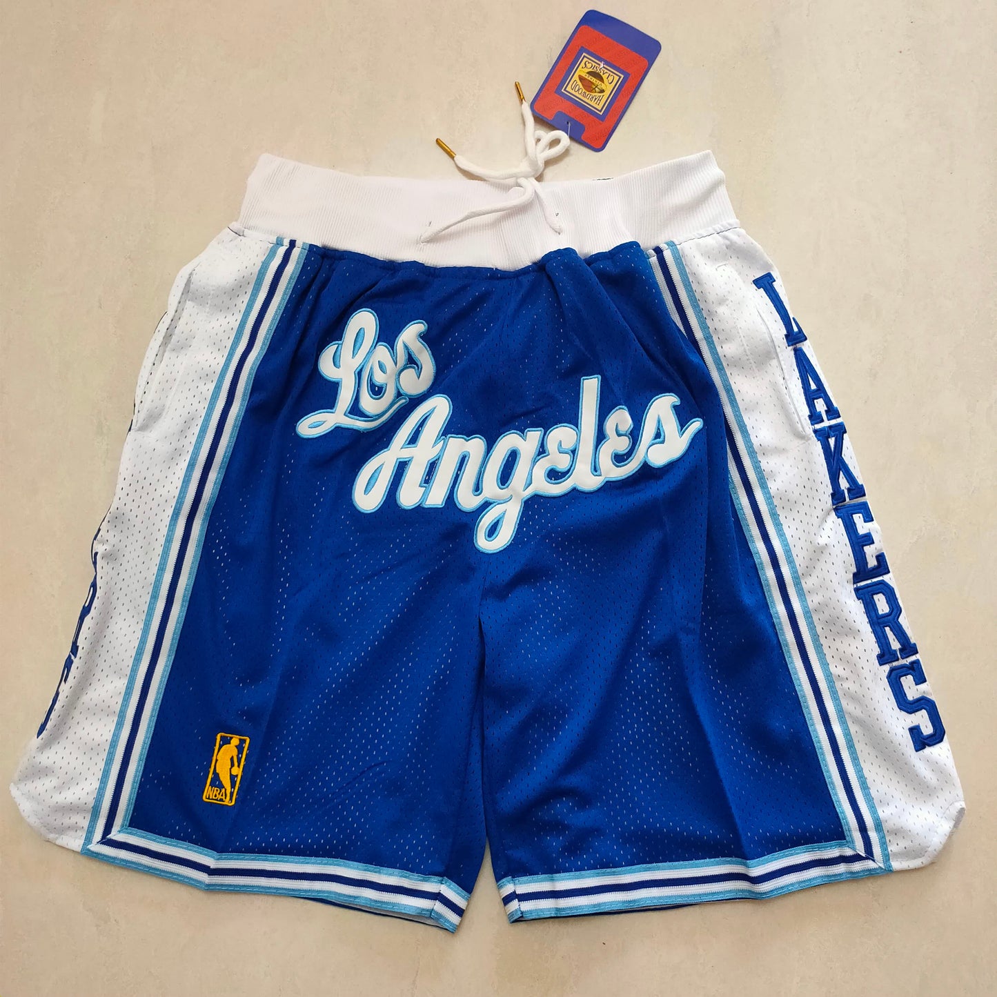 Lakers Blue Pocket Shorts