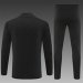 /26 Real Madrid Black Orange Half Pull Training Suit S-XXL7