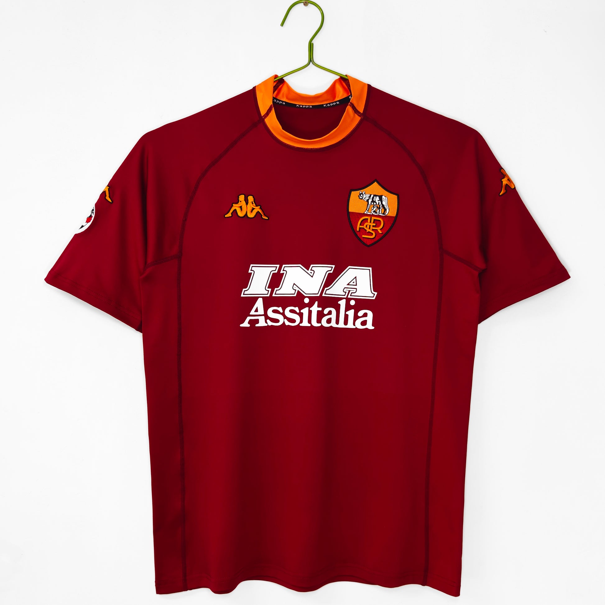 2000/01 Roma home retro football jersey S-XXL