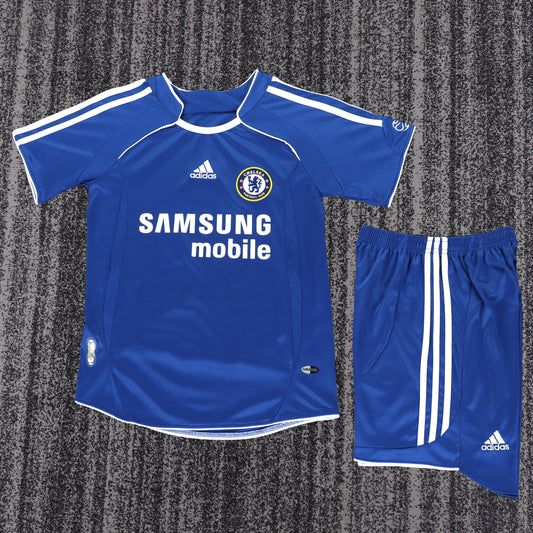 Retro Kids 2006/07 Chelsea Home Football Jersey&amp;Size16-28