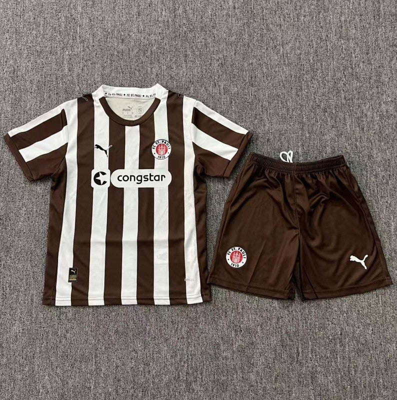 /26 Kids St. Pauli Home Jersey Yupoo Soccer Jerseys &amp; Sizes 16-283
