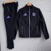 /26 Manchester United Black Windbreaker Set S-XXL3