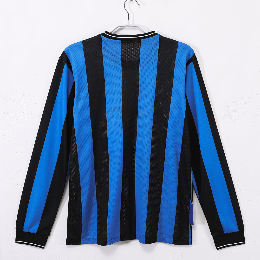 Retro 2009/10 Inter Milan home long-sleeved shirt S-XXL5