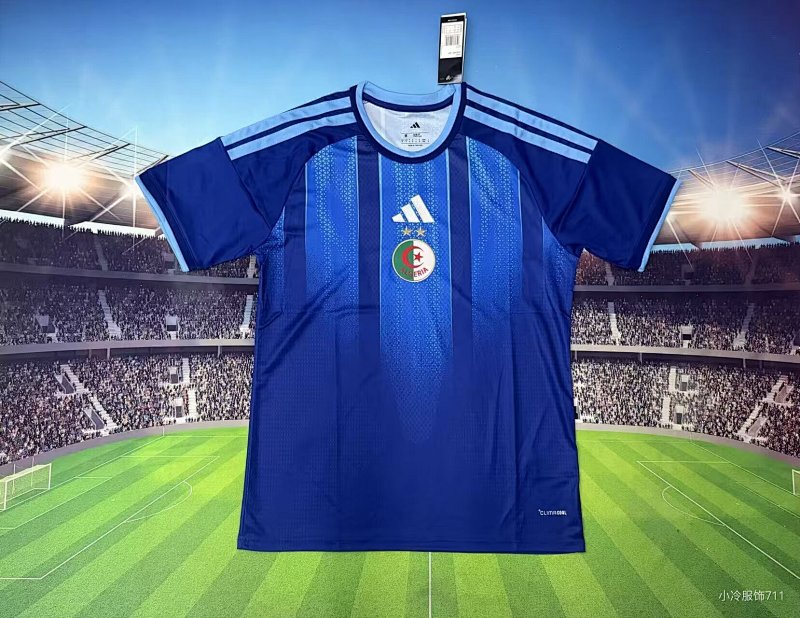 /27 Algeria Training Uniform Blue Yupoo Soccer Jerseys S-XXL2