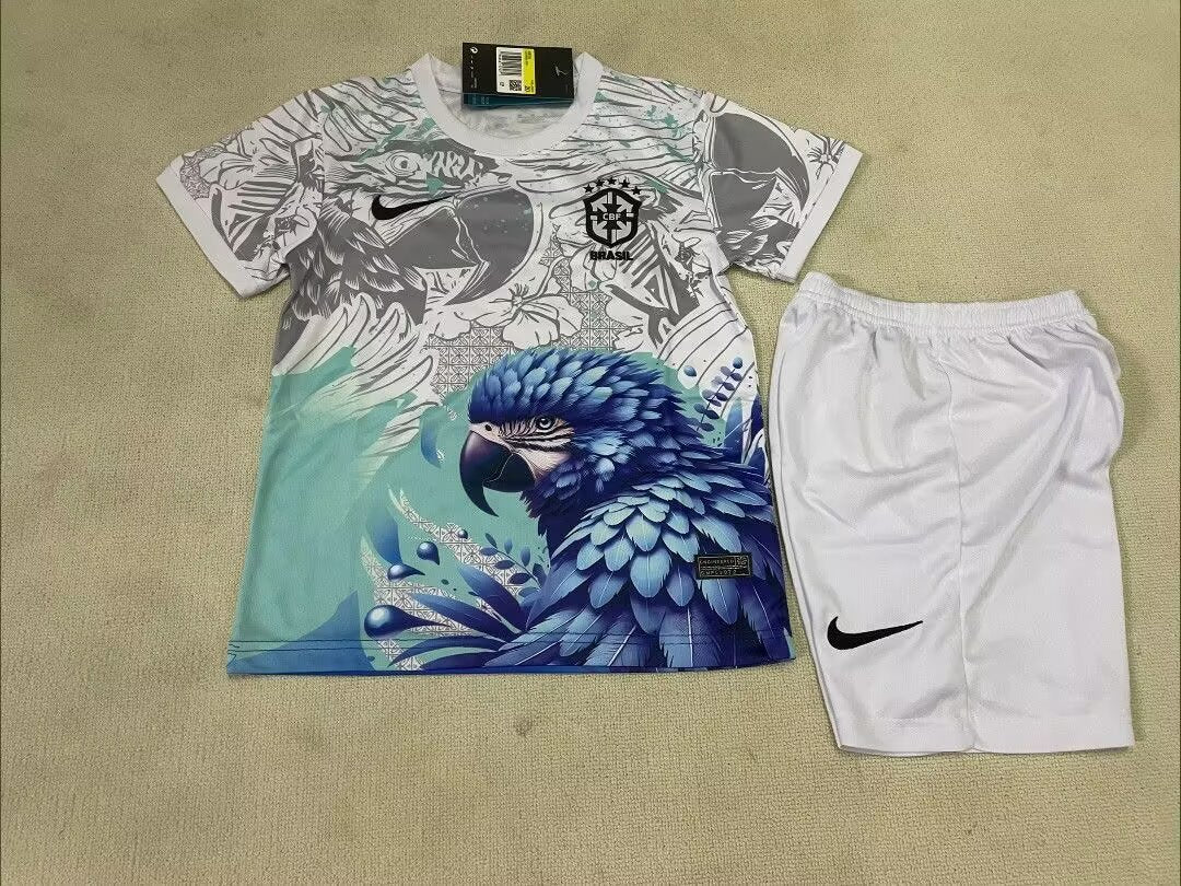 25/26 Kids Brazil Special Edition White Size 16~28