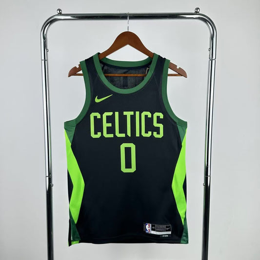 25th season Celtics City Edition 0 # Tatum S-XXL