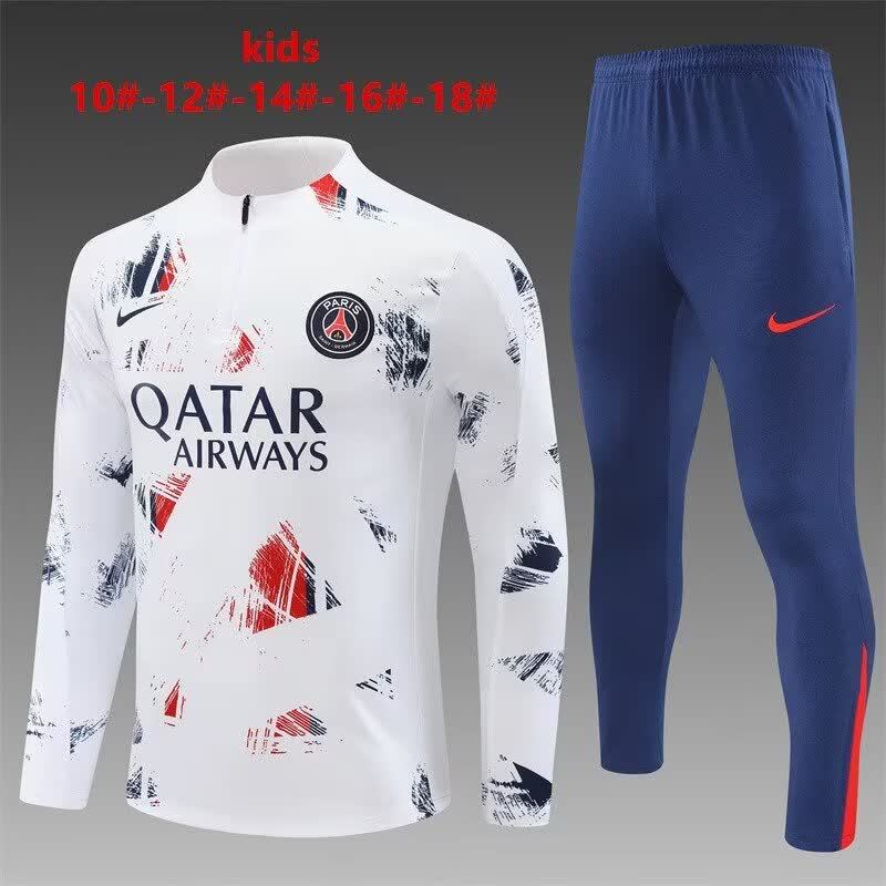 24/25 Kids # PSG White [Camouflage] Size 10-18