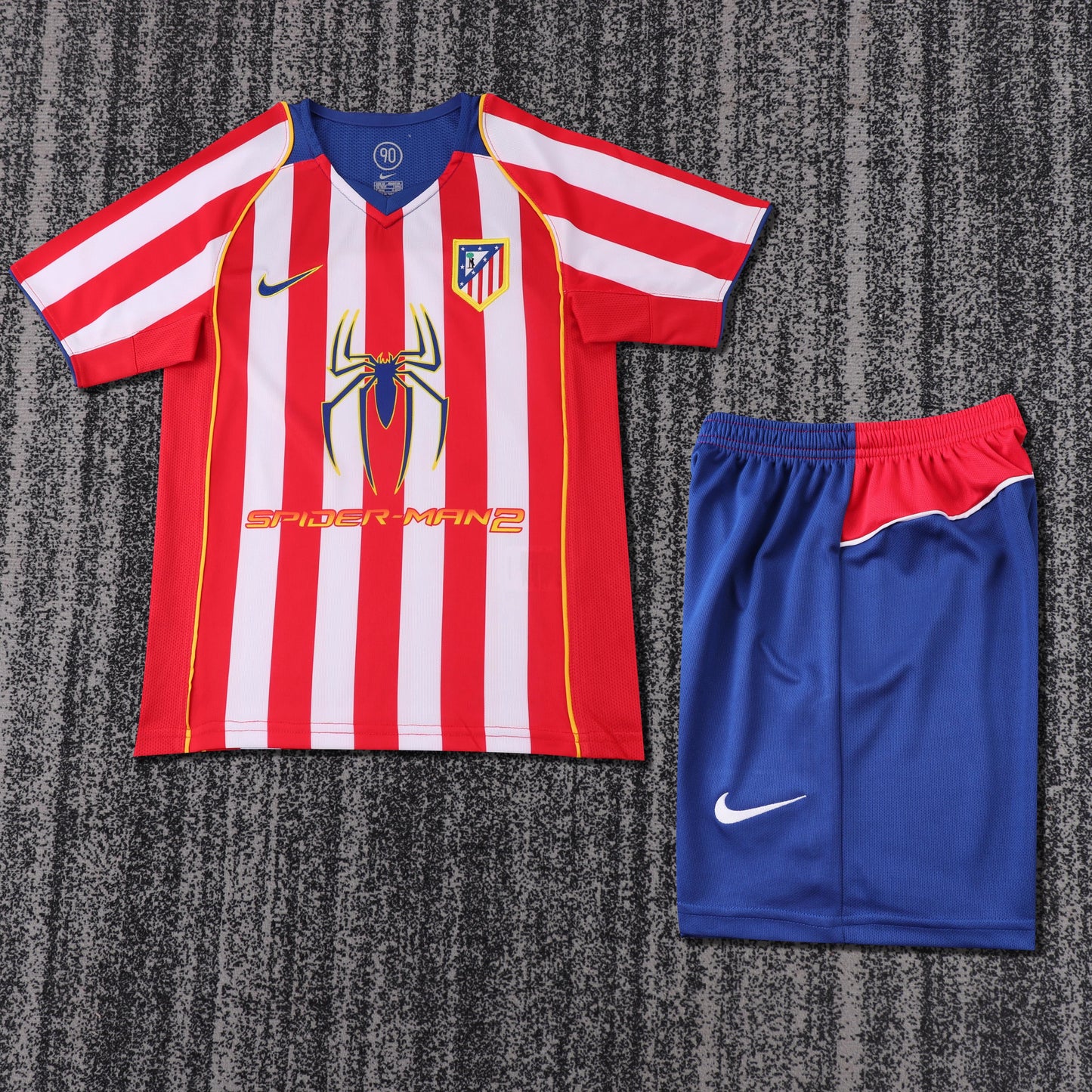 Retro Kids 2004/05 Atletico Madrid home Size16-28