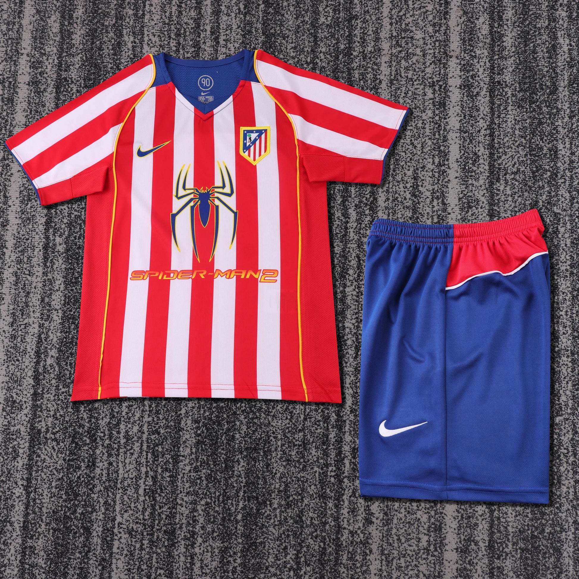 Retro Kids 2004/05 Atletico Madrid home Size16-28