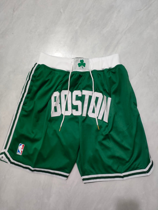 NBA Celtics Regular Green Pocket Shorts