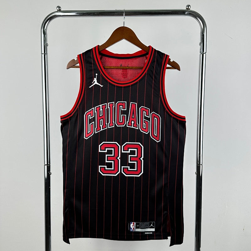 Season Chicago Bulls Flyers Limited Edition 33 # Pippen NBA jersey S-XXL4