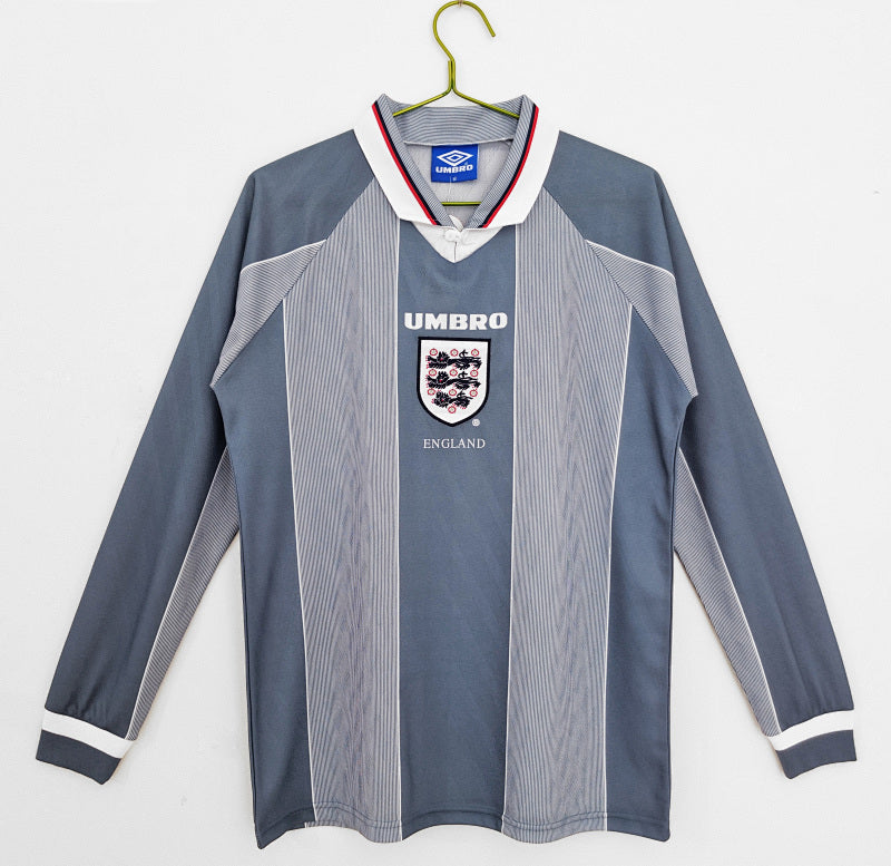 Retro 1996 England away long-sleeved shirt S-XXL7