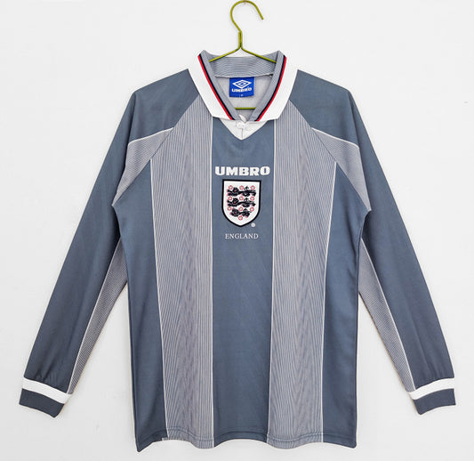 Retro 1996 England away long-sleeved shirt S-XXL7
