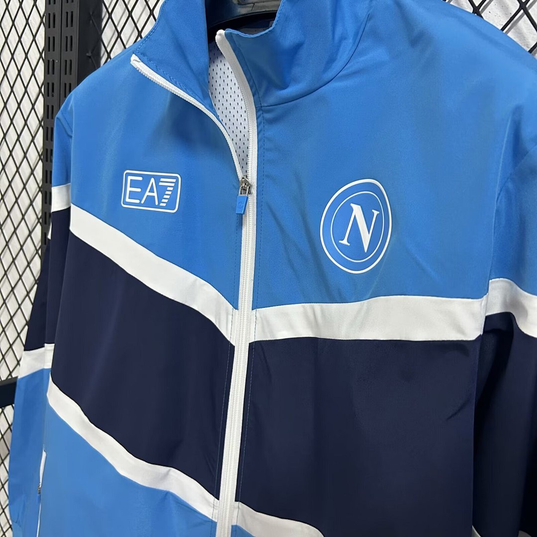 /26 Napoli Training Blue Windbreaker S-3XL6