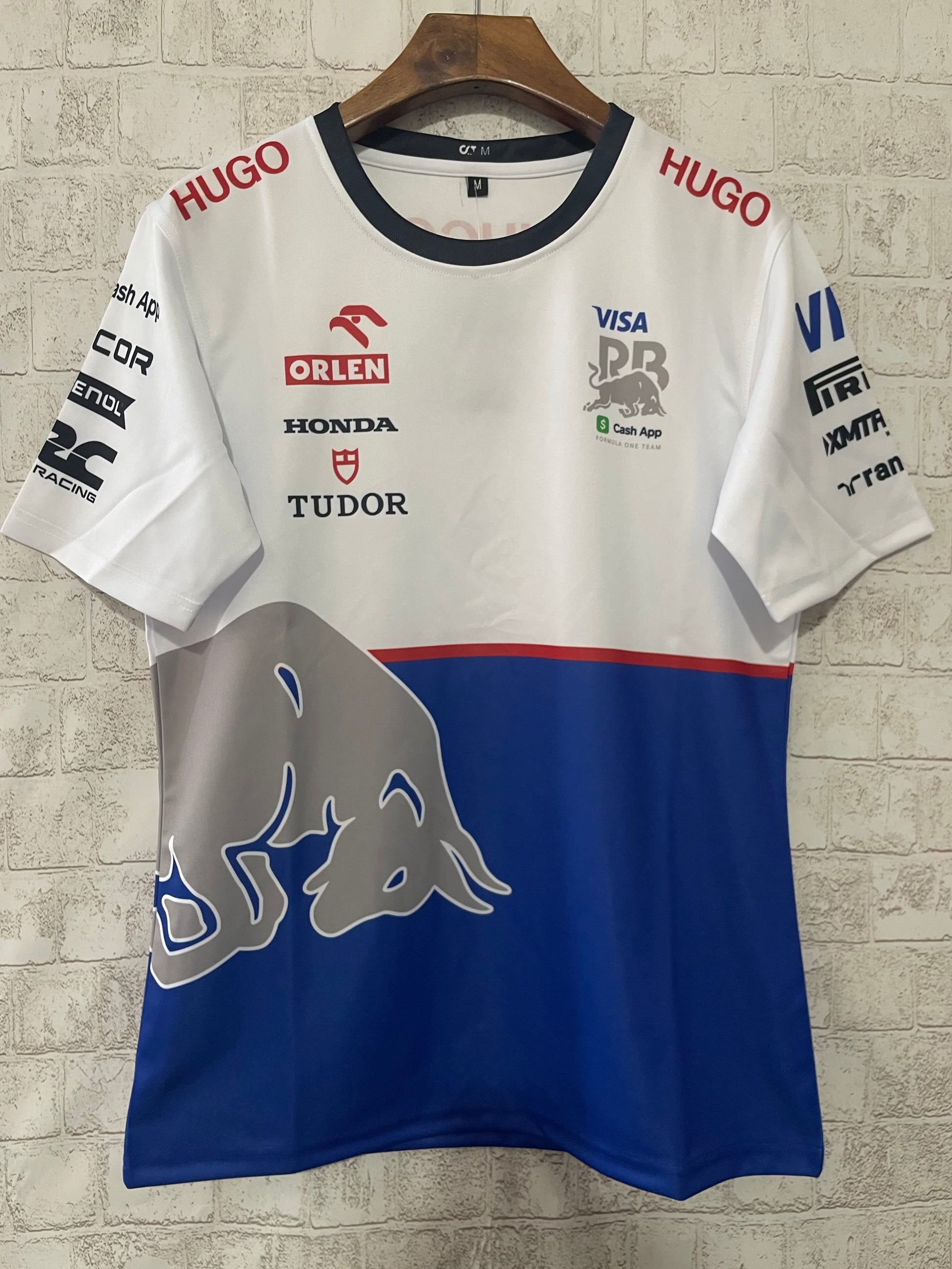 Red Bull round neck racing suit S-5XL