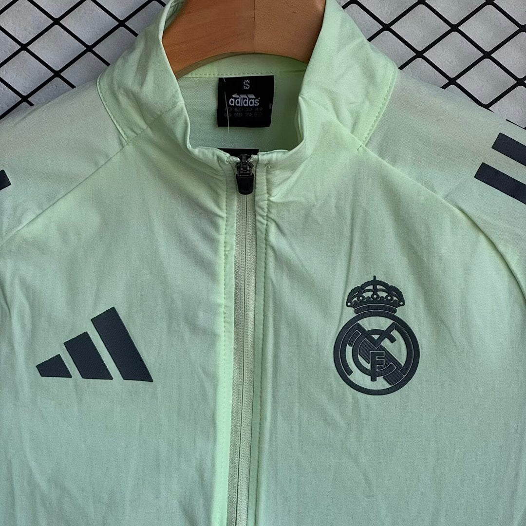 /26 Real Madrid Green Windbreaker Set S-XXL3