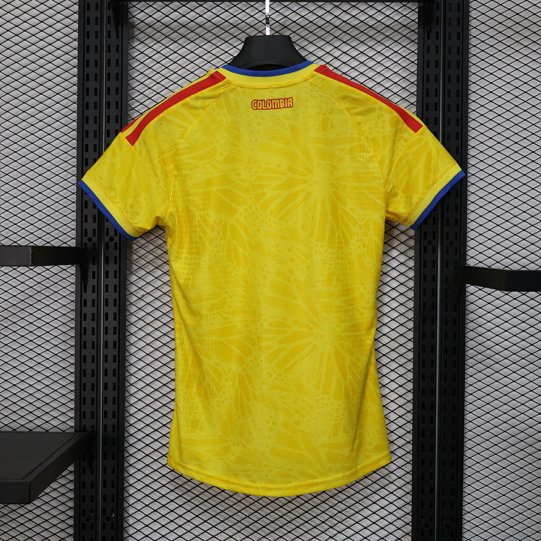 Women # Colombia Home Player Edition Yupoo Soccer Jerseys S-XXL5