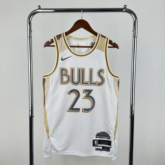 25th season Bulls City Edition 23 # Jordan S-XXL