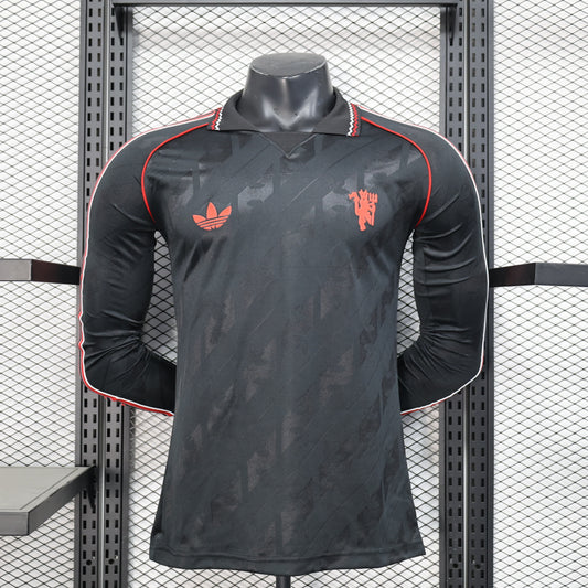 25/26 Long Sleeve Manchester United Retro Edition Player Edition S-XXL