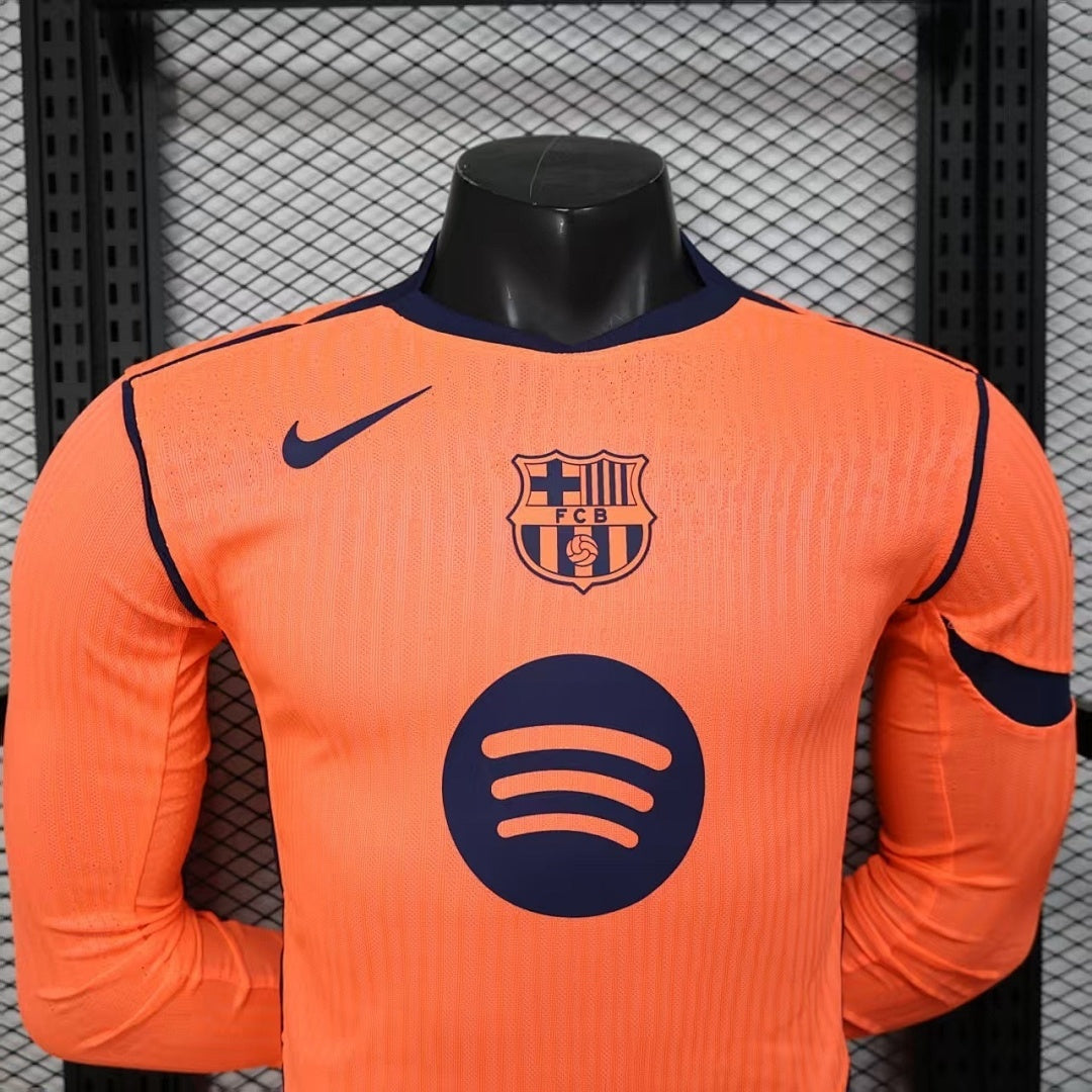 /26 Barcelona Second away Long sleeved Player Edition S-XXL5