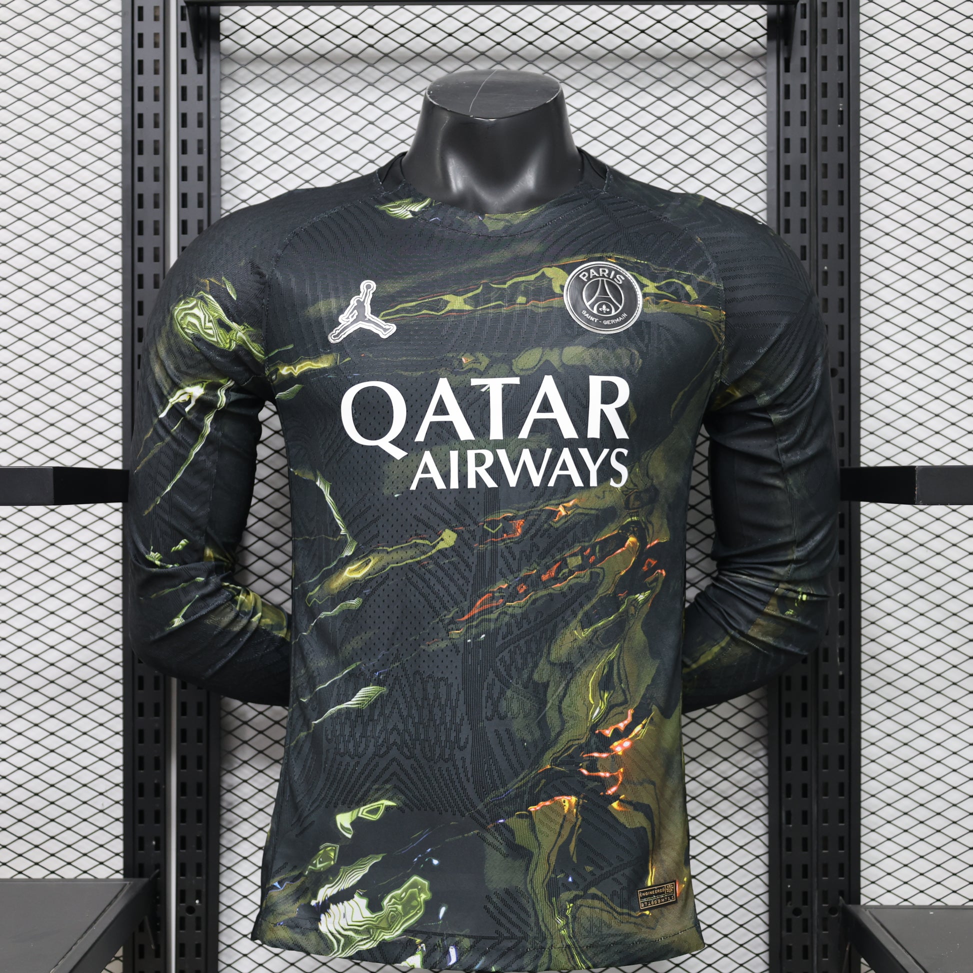 2026/27 PSG 4th away long sleeved player version Soccer Jersey S-3XL