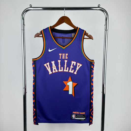 25th season Phoenix Suns City Edition 35#Booker S-XXL