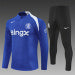 /26 Chelsea Blue Half Pull Training Suit (Adults&amp;Kids)7