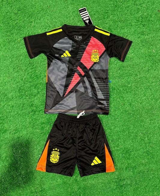 24/25 Kids Argentina Goalkeeper Black Size 16-28
