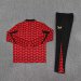 /26 Feyenoord Red Black Half Pull Training Suit S-XXL7