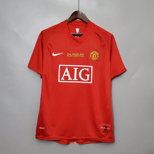 Retro 07/08 Manchester United Champions League version home S-XXL