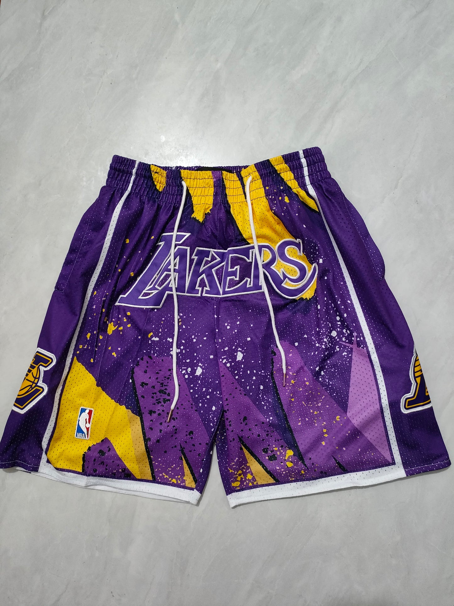 NBA Lakers Purple Swinging Pocket Shorts