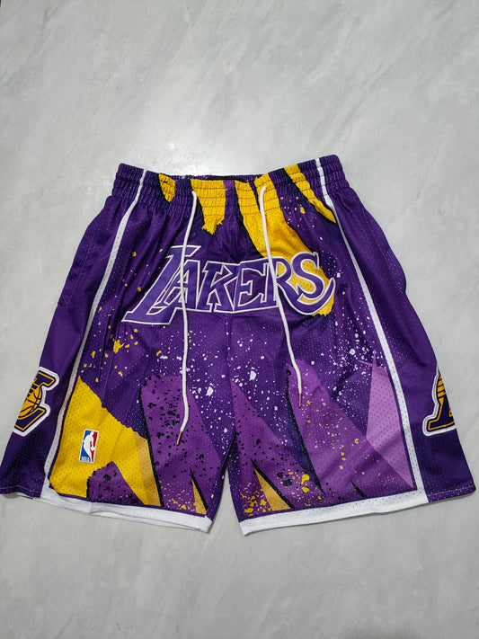 NBA Lakers Purple Swinging Pocket Shorts