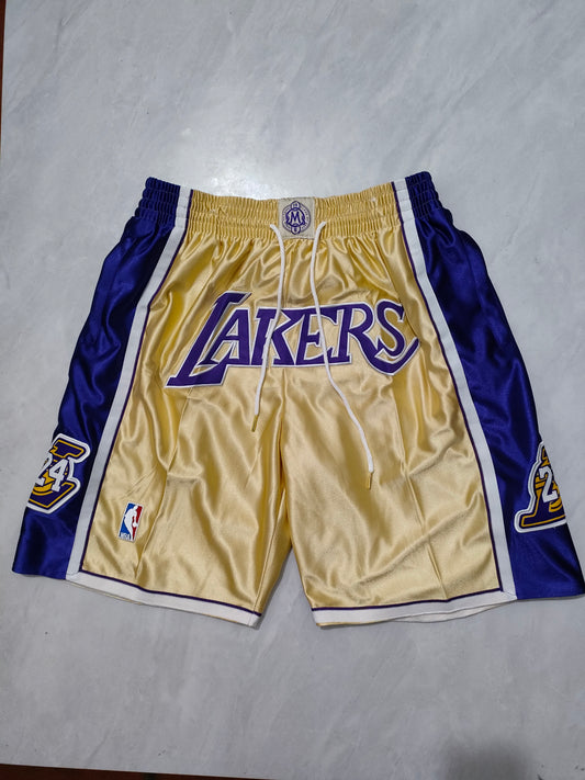 NBA Lakers Kobe Golden Hall of Fame Pocket Shorts