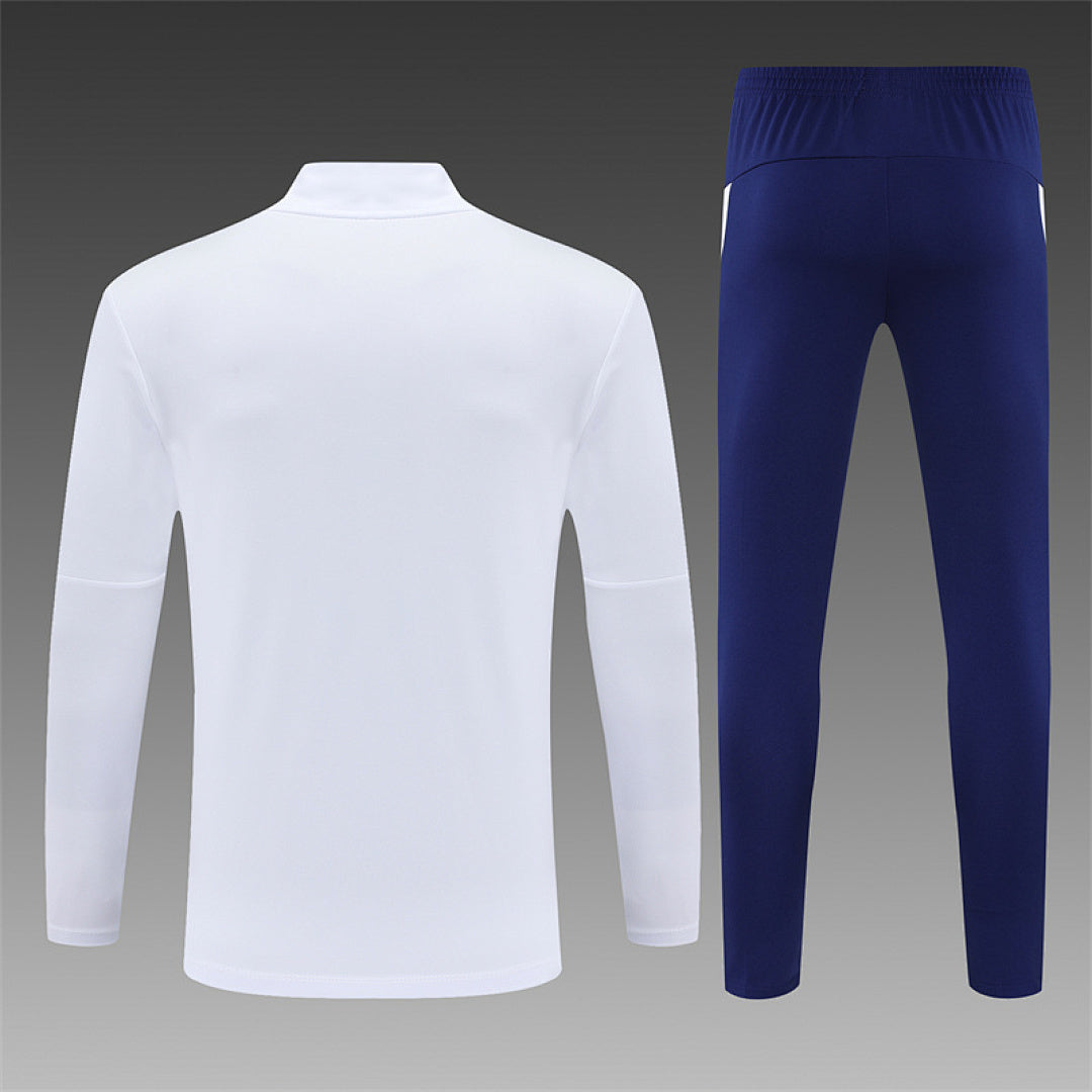 /26 Portugal White Half Pull Training Suit (Adults&amp;Kids)8