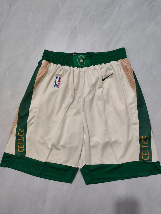 NBA Celtics Summer White 24 Season City Shorts