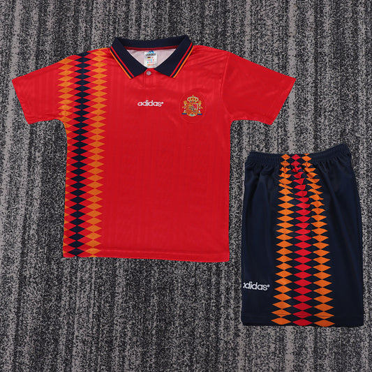 Retro Kids 1994 Spain home football shirt&amp;Size16-288