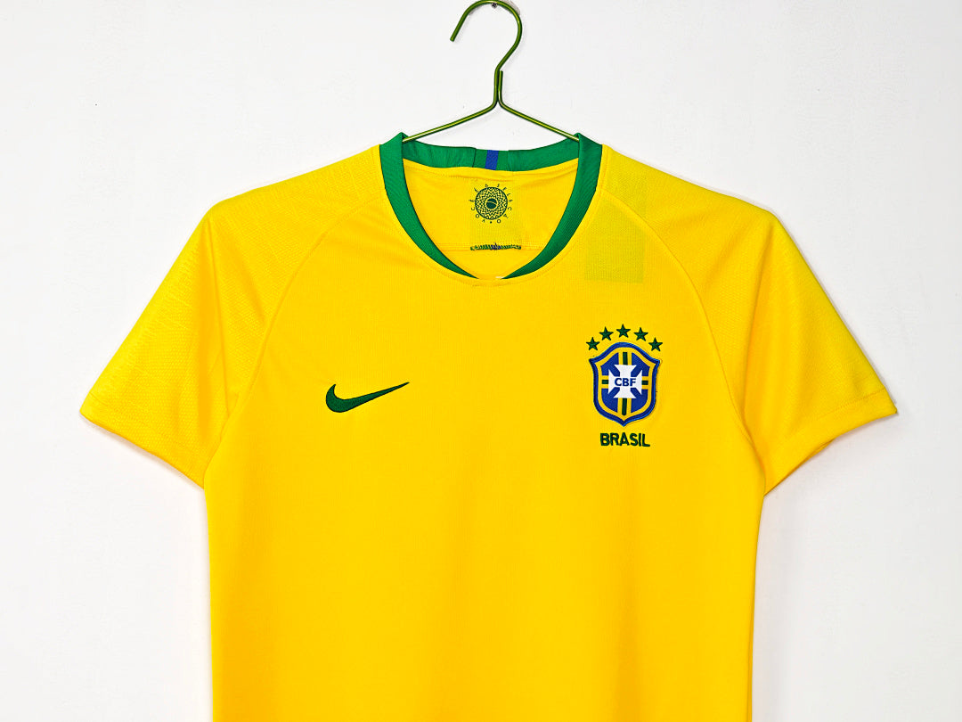 Retro 2018 Brazil home S-XXL6