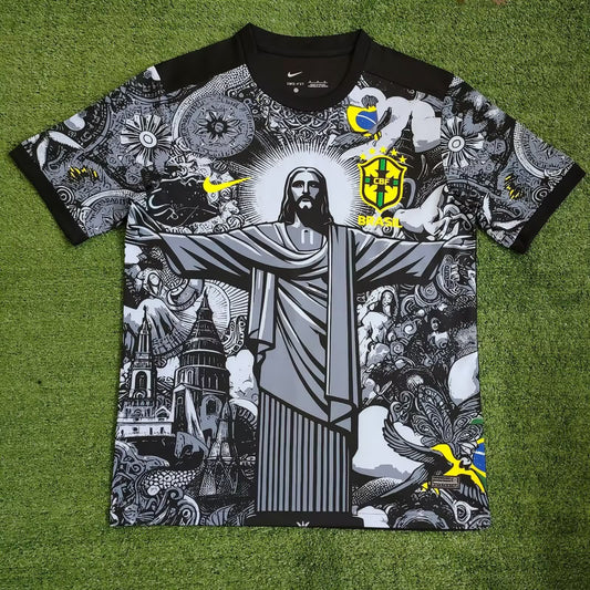 24/25 Brazil Black Grey Jesus Special Edition