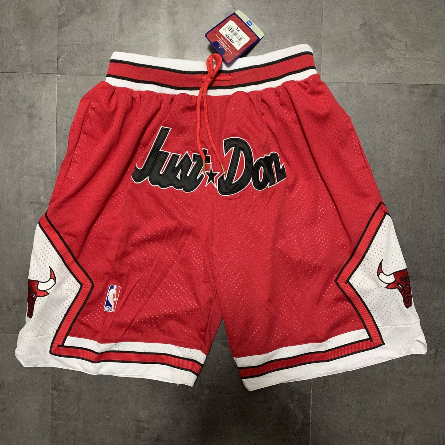 Bulls JUST DON TROUSERS RED Pants