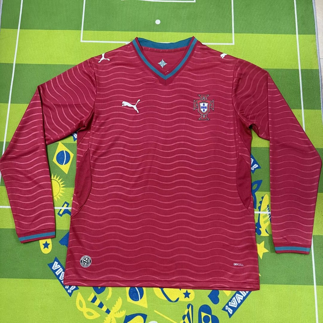 /27 Portugal home long-sleeved shirt S-4XL2
