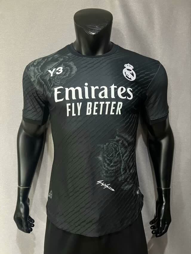 24/25 Real Madrid Y3 Black Player Edition