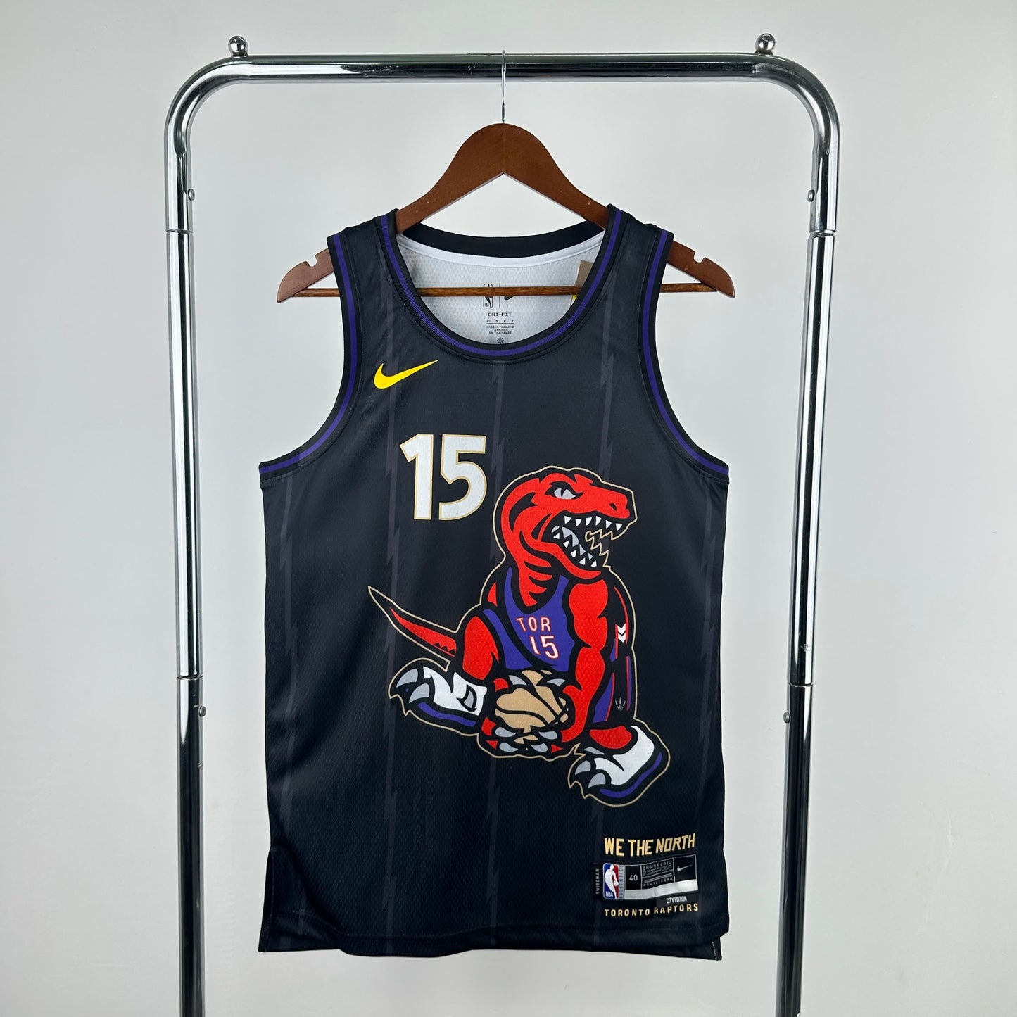 25th season Raptors City Edition 15 # Carter S-XXL